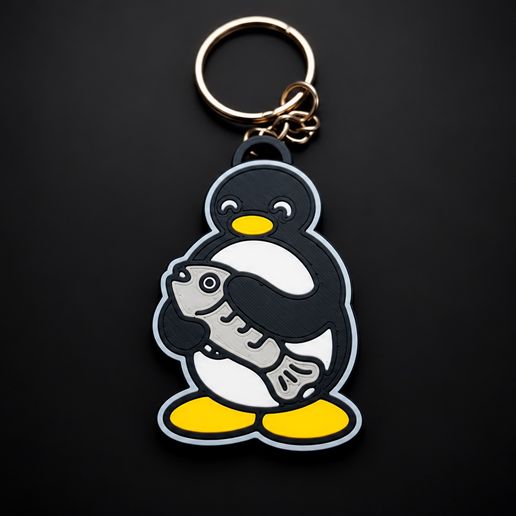 🐧🐟 PINGU KEYCHAIN – NOOT NOOT! ❄️💙