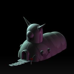 ZBrush-ScreenGrab01.jpg STL file HOUSE PICORO DRAGON BALL SUPER PICORO'S HOUSE・Model to download and 3D print