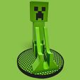 Photoroom-20250105_140738.png XBOX MINECRAFT CREEPER CONTOLLER STAND / HOLDER / JOYSTICK HOLDER / XBOX