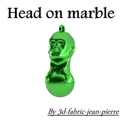 Head on Marble