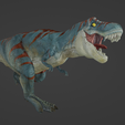 04.png T-rex dinosaur High detailed solid scale model