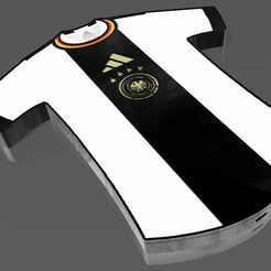 ale.jpg STL file QATAR 2022 World Cup t-shirt lamp of the German national team in color・3D print object to download, en3dlaser