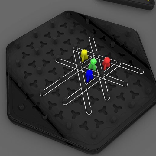 Rubber Triangle Chess  Game 3D model