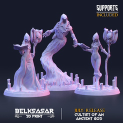 a ES INCLUDED BELKSASAR JULY RELEASE Ss CULTIST OF AN ini eames ANCIENT GOD Summoner of the Ancient Spirits Nude and Normal - B