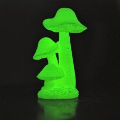 upcloseglow_display_large_display_large.jpg Free STL file Mushrooms by Artec・3D printer model to download