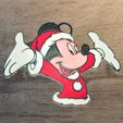 Mickey-bust-noel.jpg Set of 10 Disney Christmas ornaments #2
