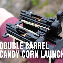 Capture d’écran 2018-04-09 à 14.03.24.png Free STL file Double Barrel Candy Corn Launcher・Template to download and 3D print, DragonflyFabrication