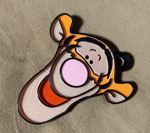 Tigger.jpg Tigger Keychain