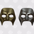 IMG_1917.png The Weeknd LEG 5 Mask AfterHours Til Dawn 2025 Gold Chrome Mask 3D Model