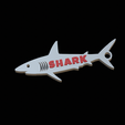 Perch.png shark fish keychain / pendant