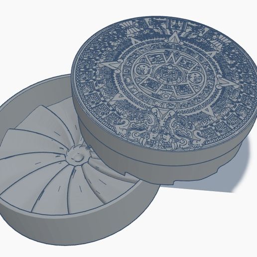 GRINDER GRINDER GRINDER GRINDER GRINDER GRINDER GRINDER GRAN AZTECA 70 MM WEED EASY PRINT TURBINE WITHOUT SUPPORTS 3D model