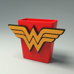 untitled.28.jpg Fichier STL Porte-stylo Wonder Woman・Plan pour impression 3D à télécharger