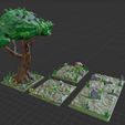 Deep_Forest_A_Textured.jpg Open Foliage - Deep Forest Set - Support Free