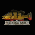 Peacock-Bass-statue-4-3.png FISH in motion Peacock bass (Cichla ocellaris) stone base for 3d printing