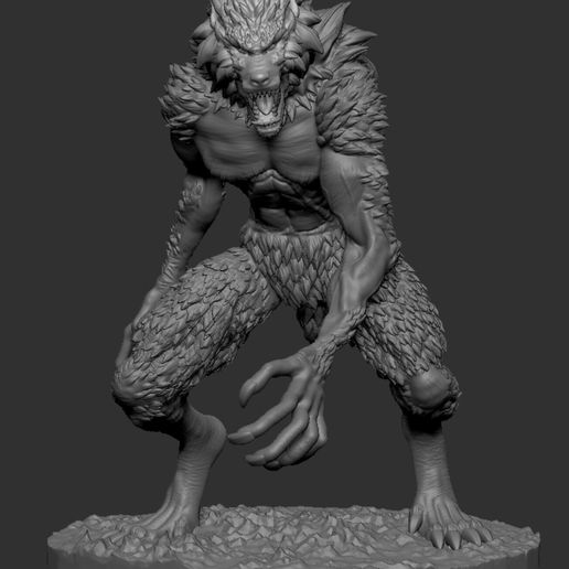 🐺 Werewolf・Free STL File for 3D printing・Cults