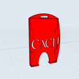 CACIHolder1.png Dual Badge Holder: CACI - Designed For Bulk Printing