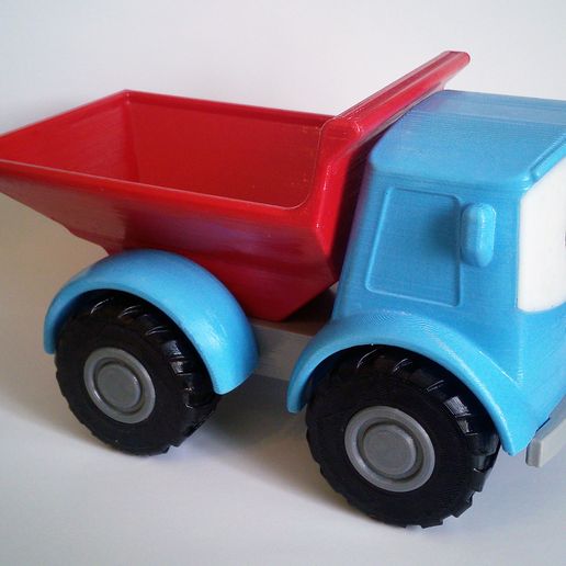 Toy-truck-Kid-Leva-Photo-07.jpg Бесплатный 3D файл Toy truck Lyova・Дизайн 3D-принтера для скачивания, sandman_d