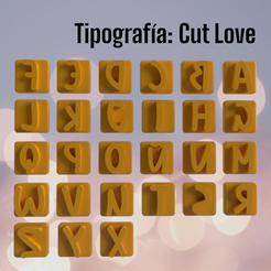 LETRAS_CUTLOVE.png Alphabet Stamp - Stamps