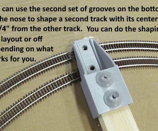 🧭 N Scale - HO Scale -- Track Laying Compass & Track Shaping Tool ...