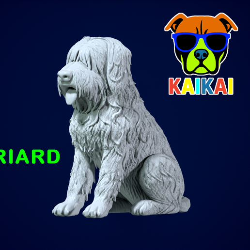 🐱 Briard Berger de Brie mode 3D print・ 3D File for 3D