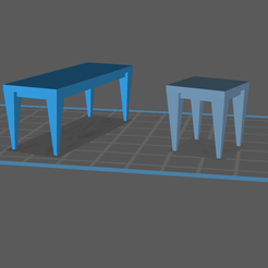 Long-and-short-tables.png Long Table and Small Table (Side Table)