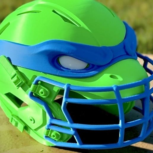 TMNT-Inspired 3D Printed Display Helmet