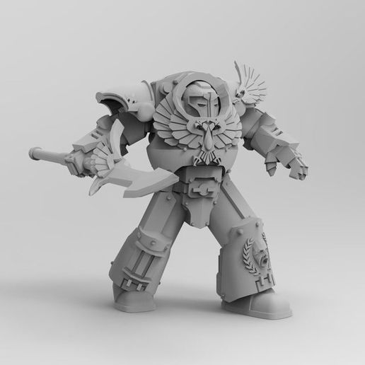 1000 Followers! 3rd Legion - FireBird Terminators 3D model