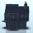 7.png Medieval half-timbered house with canopy and stone base (2) - Pirate Jungle Island Beach Piracy Caribbean Medieval