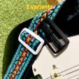 image2.jpg 2-Inch Guitar Strap Replacement Adjustable Buckle and Rectangular Ring Set