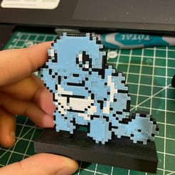 a053aa8e-62ee-41a8-8b5a-67c21998ee75.jpeg STL file SQUIRTLE (POKEMON YELLOW) - FIGURE - COLLECTIBLE・Design to download and 3D print