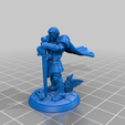 Elf_Paladin.png Free 3D file Pathfinder/DnD Minis・Template to download and 3D print