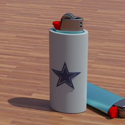 DallasCowboys.png Dallas Cowboys Bic Lighter Case