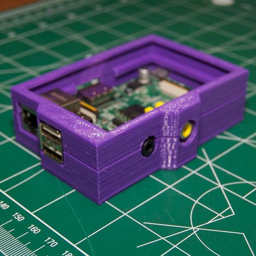 Download free STL file Raspberry Pi Case 2 (RasPi) • 3D printer design ...