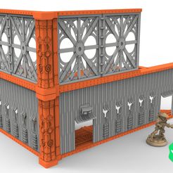 cxvbgfxbg.jpg Fichier STL gratuit 9x5x6" WTC Building échantillon gratuit pour wargame・Design pour imprimante 3D à télécharger