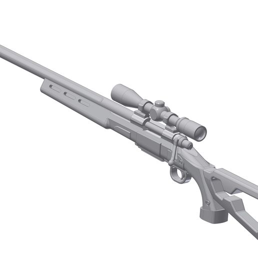 🔫 Fallout Hunting rifle 1/6 scale (#2)・ STL File for 3D printing・Cults