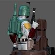 7.jpg BOBA FETT ORIGINAL PS5 PS4 CONTROLADOR TITULAR MODELO STARWARS DISNEY 3D IMPRIMIR LIBRO DE BOBA FETT