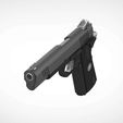 021.jpg Remington 1911 Enhanced pistol from the game Tomb Raider 2013 3D print model3