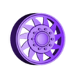 08_FRONT.stl STL PACK OF 10 MODELS OF DOUBLE ALUMINUM WHEELS FOR PICKUP TRUCKS