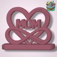 Photoroom_20260502_165146.jpeg Mother’s Day 3D Printed Infinity Heart “MOM” Desk Decor / Gift Stand