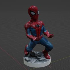 SP1.jpg Spiderman Controller Holder (3d Scan)