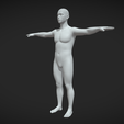 4.png Human Body Base in T-Pose