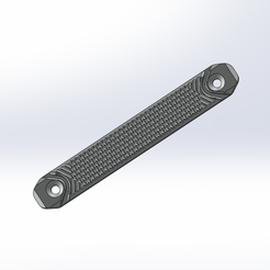m-lok-rail-cover-3.png STL file M-LOK RAIL COVER TYPE 3・Model to download and 3D print