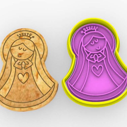 virgin mary 3D model