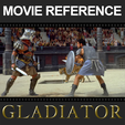 MOVIE REFERENCE GLADIATOR Tigris of Gaul Greaves 3D print model 3D print model