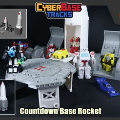 CountdownBaseRocket_FS.jpg 3D file [CyberBase Tracks] Transformers Countdown Base Rocket・3D print design to download