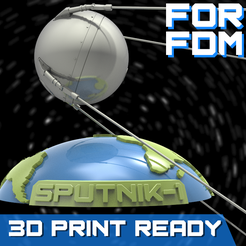 cults_ava.png Sputnik - 1 for FDM printers 3D print model