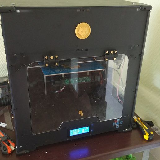 Free 3D file Winbo 3d printer personal logo・3D printer model to