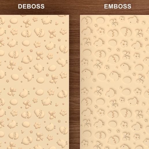 08-7b66d4be-05-emboss-deboss-comparison.png Easter Chick Textured Roller