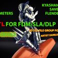 aaa copy.jpg KYASHAN SAVES FLENDER MARINE NEW VERSION WITH GUNS - FILE STL FOR PRINTERS FDM - DLP - SLA