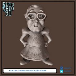 alfarero.jpg Fichier STL FIGURE Cantante "Ojete Calor"・Design pour imprimante 3D à télécharger